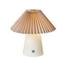 Da'core LED touch lampe plisse sand