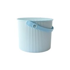 Japansk Omnioutil spand med låg 4 liter Lyse blå