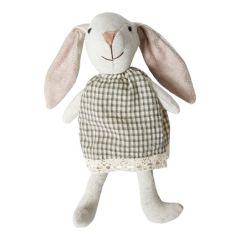 Da'core Kanin Siddende pige 25 cm sand/grøn