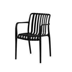 Da'core Stabelstol med armlæn sort