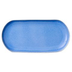 Serveringsfad North 38 x 19 cm Matte white/Shiny river