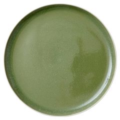 Middagstallerken North 27 cm Matte white/Shiny moss