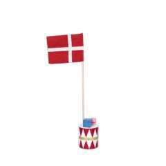 Kay Bojesen bordflag rød H30 cm