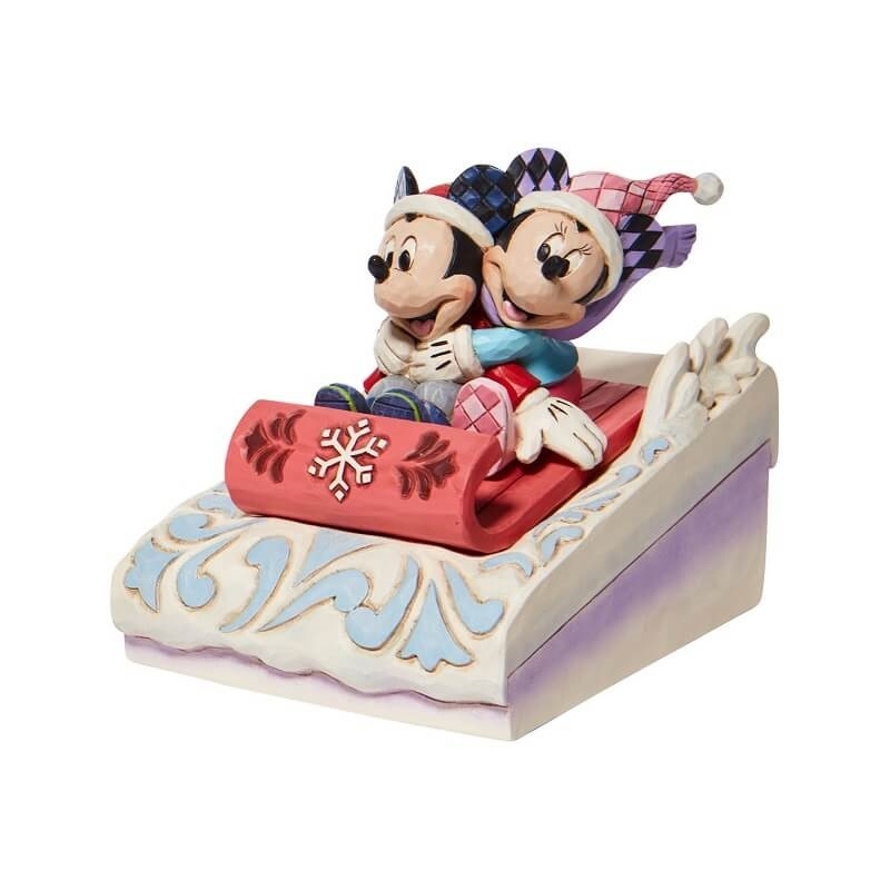 #3 - Disney Mickey og Minnie kører i slæde figur