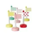 Da'Core Flag 13 cm mønstret keramik 6 forskellige mix farver