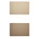 Da'Core Dækkeserviet PU soft 30x45 cm beige/taupe vendbar