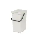Brabantia Affaldsspand m. låg - 12 liter Lys grå