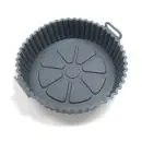 Airfryer bradepande silikone rund grå