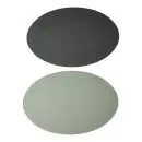 Dacore dækkeserviet oval vendbar mint/koksgrå