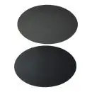 Dacore dækkeserviet oval vendbar mørk grå/sort