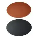 Dacore dækkeserviet oval vendbar mørk cognac/sort