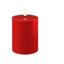 Conzept Electric LED bloklys 3D flamme H10 cm Rød