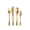 Aida Atelier Børnebestik guld 4 Dele