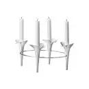 Georg Jensen Bloom Botanica lysestage sølv
