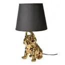 Da'core bordlampe bulldog guld