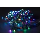 Da'core LED RGB lyskæde 200 LED med mange funktioner IP44 og remote