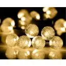 Conzept solcelle lyskæde kugler 2,5 cm 20xLED varmhvid