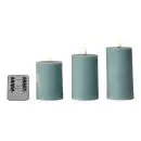 Da'core Bloklyssæt 3-pak LED med fjernbetjening sea