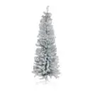 Kunstig Sølv juletræ u/lys - H1,8m