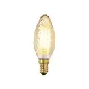 Nielsen Light Snoet Kertepære Gyldent glas 3W