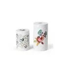 Rosendahl Kagedåse GC Cottage Opbevaringsdåse Ø10 cm./Ø11 cm. hvid m. deko 2 stk.