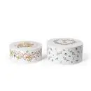 Rosendahl Kagedåse GC Cottage Opbevaringsdåse Ø20 cm./Ø22 cm. hvid m. deko 2 stk.