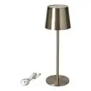 Da'core LED Bordlampe med Touch Sølv