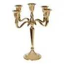 Da'core 5 armet lysestage guld H27 cm