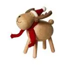 Da'core Figur Rensdyr med hue lille fyrretræ
