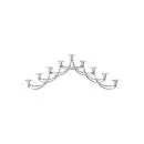 Georg Jensen Harmony Menorah stål