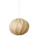 Nielsen Light Jasmin Pendel Lys sand Ø40 cm m.Hvid stofledning