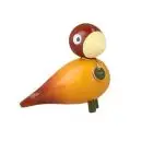 Kay Bojesen Story Birds Hygge sangfugl orange H15,5 cm