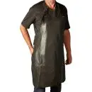 Da'Core skindforklæde med lomme grå/sort bøffellæder