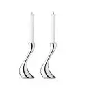 Georg Jensen Cobra Lysestage mellem 2-pak