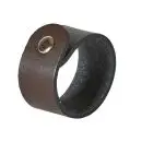 Da'Core Servietringe Genbrugslæder 6 stk - Mørk Brun