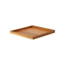 Da'Core Bakke med kant Nordic 25x25x2 cm teak