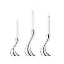 Georg Jensen Cobra lysestagesæt 3 stk