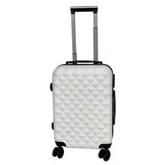 Conzept Travel Kuffert mellem hvid Pyramidemønster