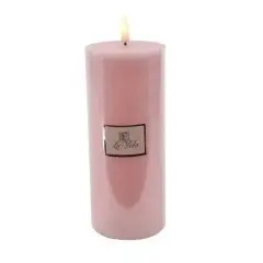 La Vida Led Bloklys Modern Rosa H15/D7,4 cm