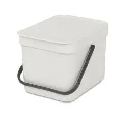 Brabantia Affaldsspand med låg 6L lys grå