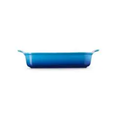Le Creuset ovnfast fad 37/32cm Azure blå