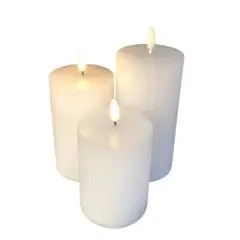 Da'core LED Bloklys M/riller 3-pak