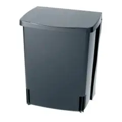 Brabantia Affaldsspand til låge m/låg sort 10L