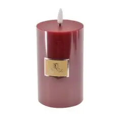 La Vida bloklys rød H10 Ø5 cm