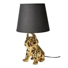Da'core bordlampe bulldog guld