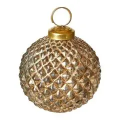 Da'core Julekugle glas guld 3 stk.