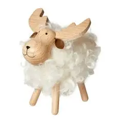 Da'core Elg med pels lille hvid