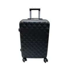 Conzept Travel kuffert 24" pyramide mønster Mellem sort