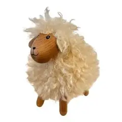 Da'core Får langhåret H14 cm hvid