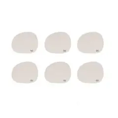 RAW coasters soft silikone 6 stk sand